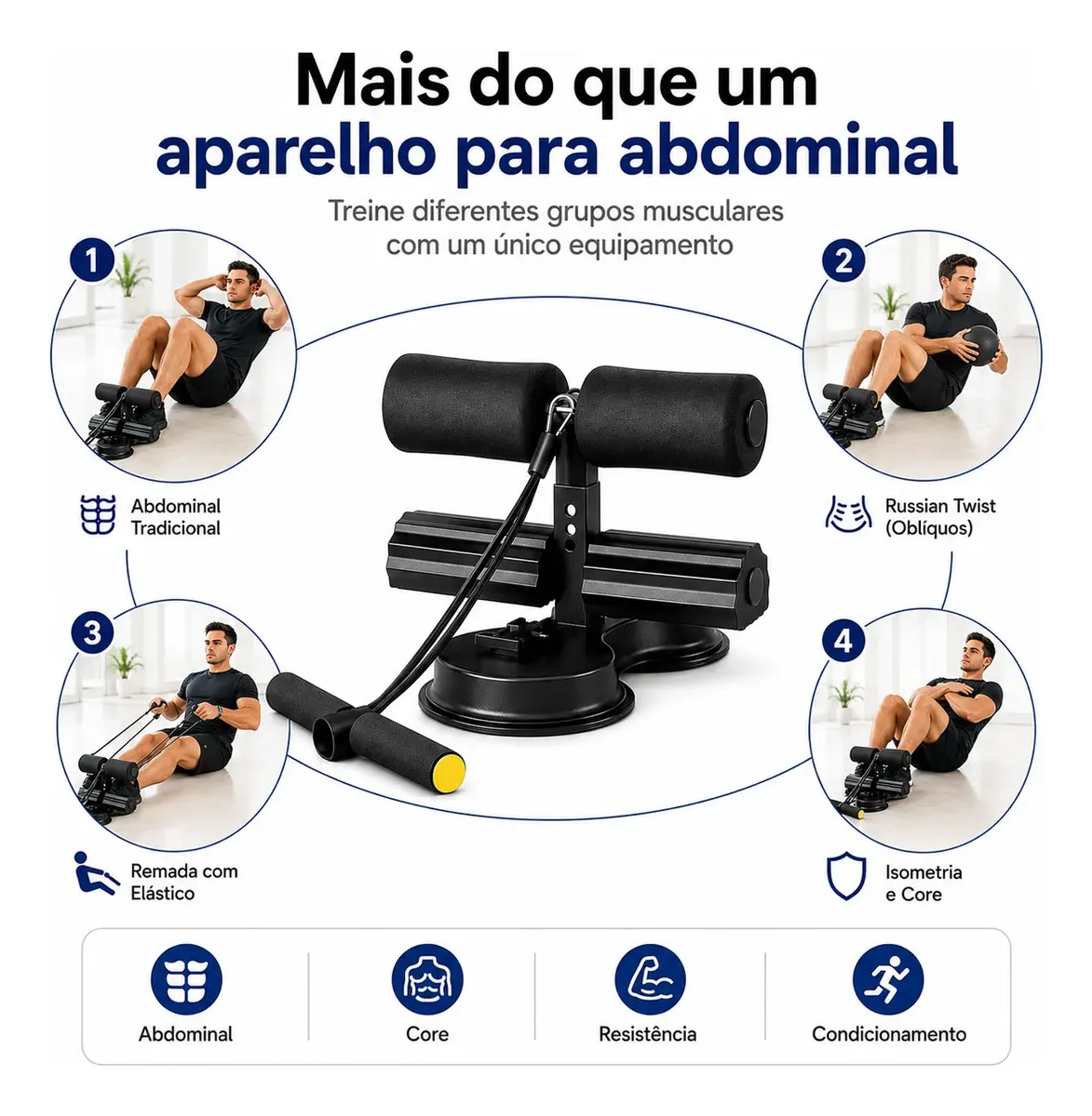 Aparelho Abdominal com Ventosa V2 Super Resistente — detalhe 3